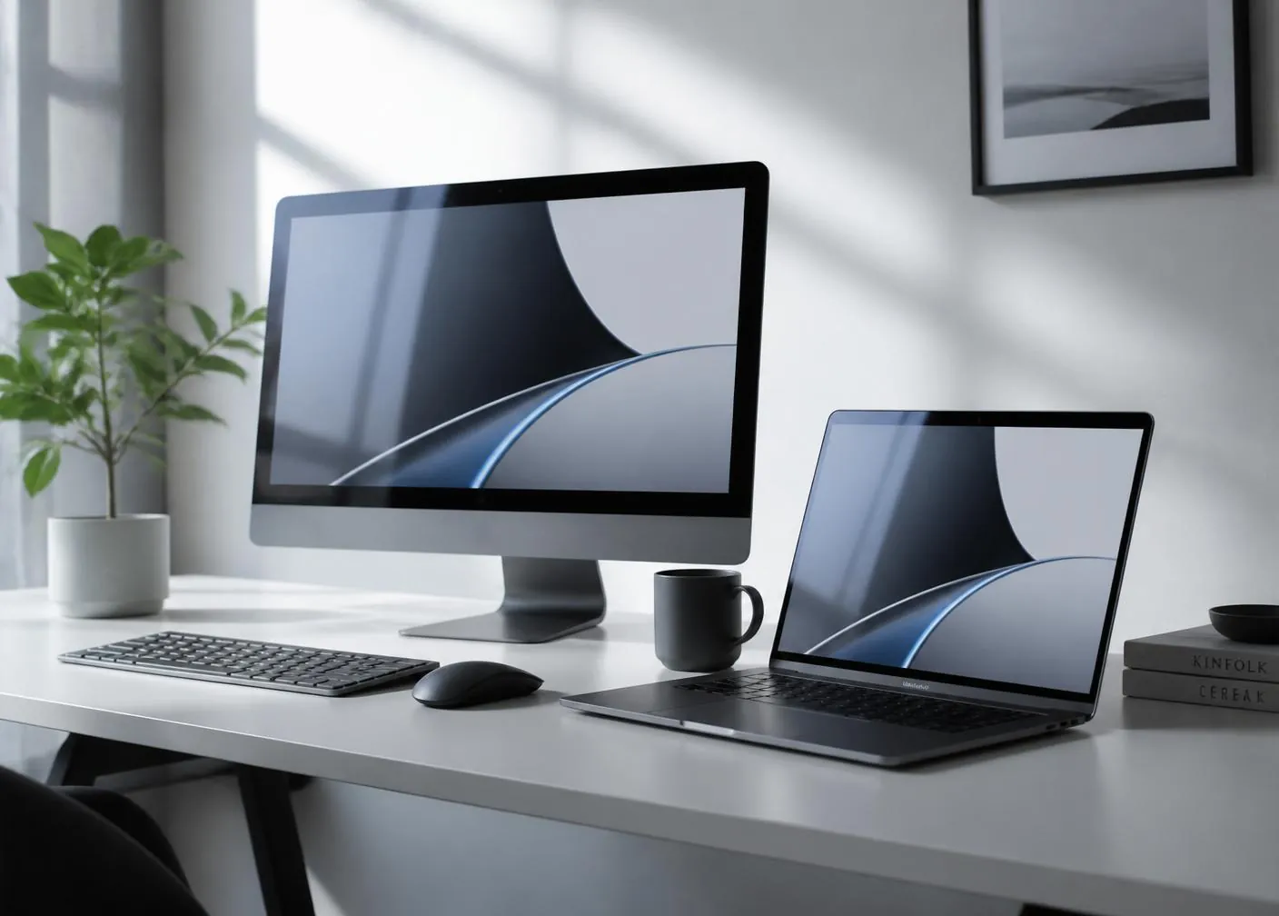 Laptop y monitor empresariales para renta corporativa